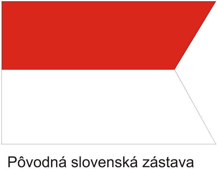 Pôvodná SR zástava