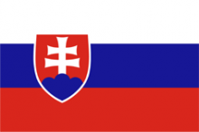 Flag of Slovakia horizontal