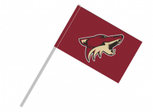 Arizona Coyotes športová vlajka s plastovou tyčou