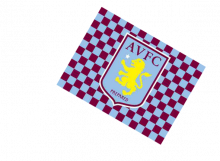 Aston Villa športová autovlajka