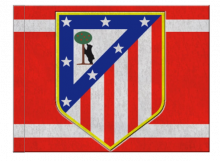 Atletico Madrid športová vlajka s tunelom