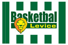 Basketbal Levice športová vlajka s tunelom