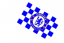 Chelsea FC športová autovlajka