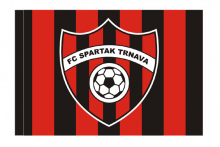 FC Spartak Trnava športová vlajka s tunelom