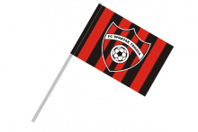 FC Spartak Trnava športová vlajka s plastovou tyčkou