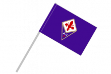Fiorentina športová vlajka s plastovou tyčou