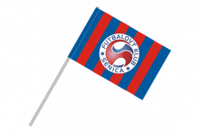 FK Senica športová vlajka s plastovou tyčkou