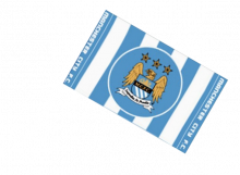 Manchester City športová autovlajka