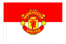 Manchester United športová vlajka s tunelom