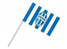 Mladá Boleslav športová vlajka s plastovou tyčou