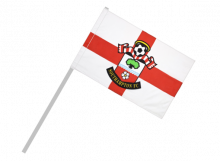 Southampton športová vlajka s plastovou tyčou