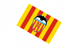 Valencia športová autovlajka 